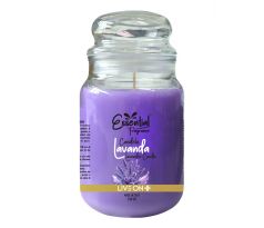 Essential Fragrance Levanduľa vonná sviečka v skle 510g