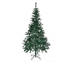 Umelý vianočný stromček Zelený Smrek 210 cm s kovovým stojanom