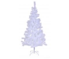 Umelý vianočný stromček Biela borovica 210 cm s kovovým stojanom
