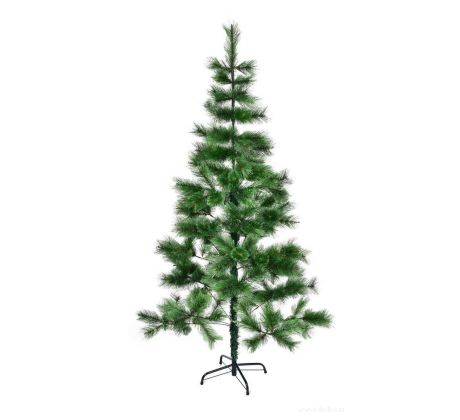 Umelý vianočný stromček Zelená borovica 180 cm s kovovým stojanom