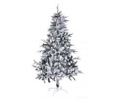 Umelý vianočný stromček Zasnežený smrek Majestic 210 cm s kovovým stojanom