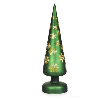 Lesná hviezda LED svietiaci stromček zelený 31 cm