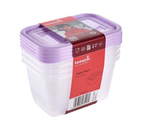 Keeeper Dóza Fredo Fresh Violet 4 ks 0,75 l