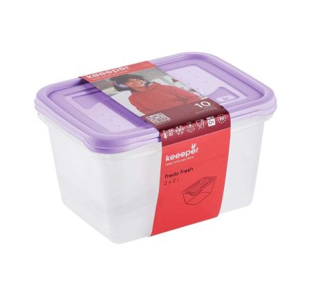 Keeeper Dóza Fredo Fresh Violet 2 ks 2 l 