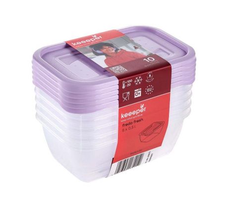 Keeeper Dóza Fredo Fresh Crystal Violet 5 ks 0,5 l